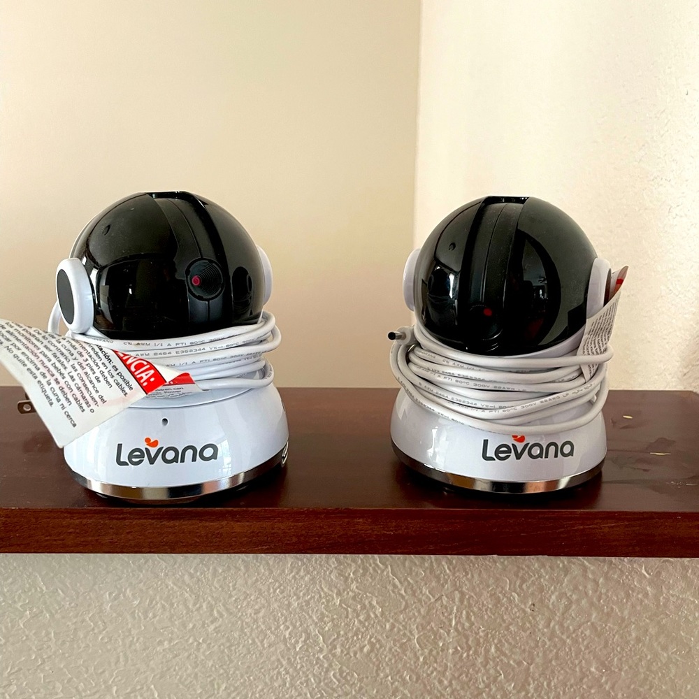 Two Levana model 32212 Cameras